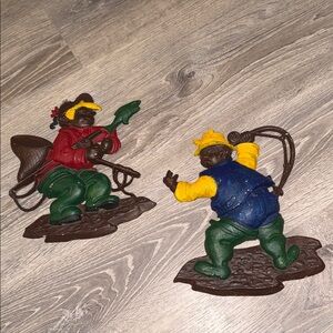 Sexton Painted Metal BoyFishermen Set 1970